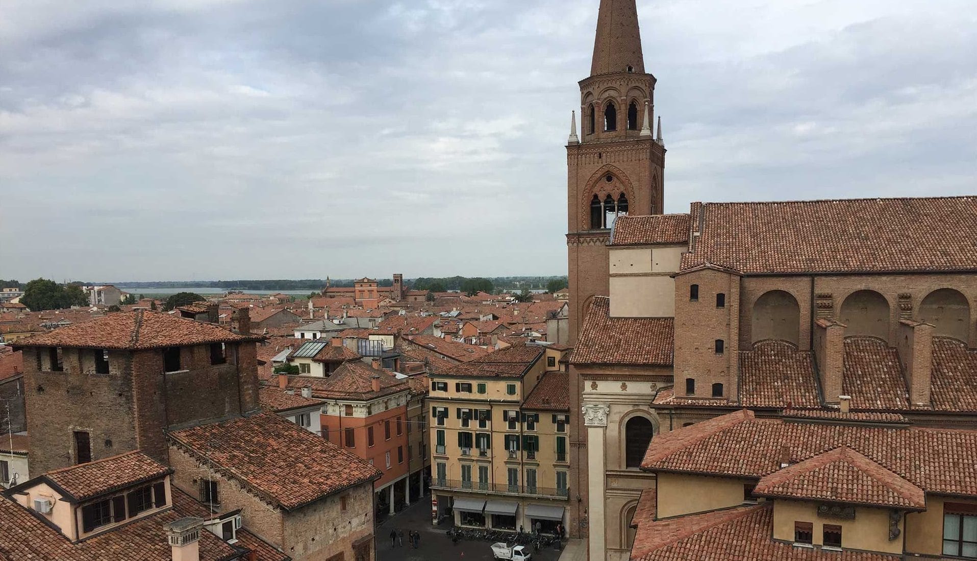 Cosa vedere a Mantova: il panorama dalla Torre dell'Orologio