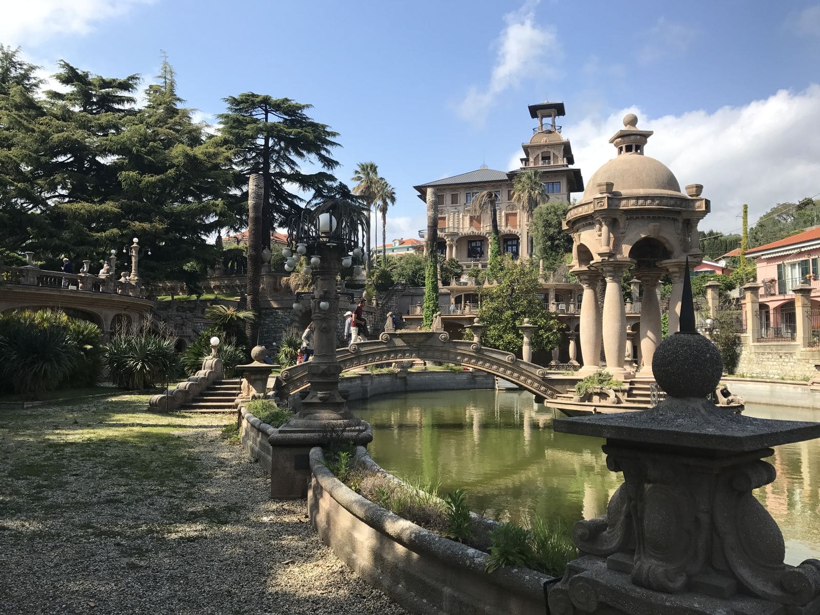 Il parco di Villa Grock a Imperia