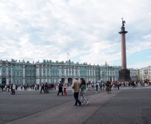 La piazza del Palazzo san Pietroburgo