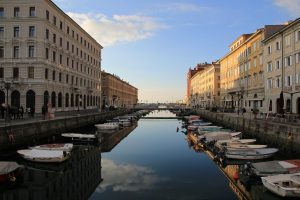 Il Canal Grande a Trieste