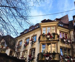 le decorazioni natalizie di Strasburgo