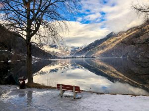 Treno del Bernina: il lago di Poschiavo
