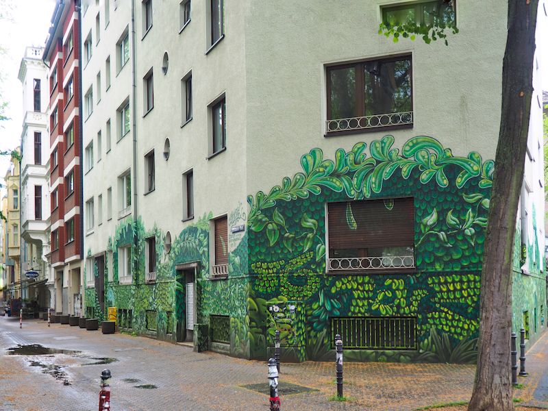 Street art nel quartiere belga di Colonia