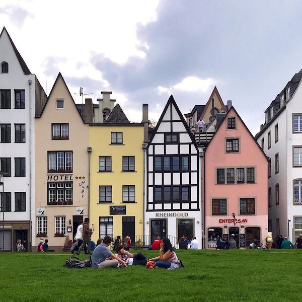 Le case colorate di Colonia