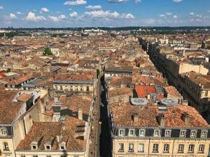 Bordeaux vista dalla Tour Pey Belard