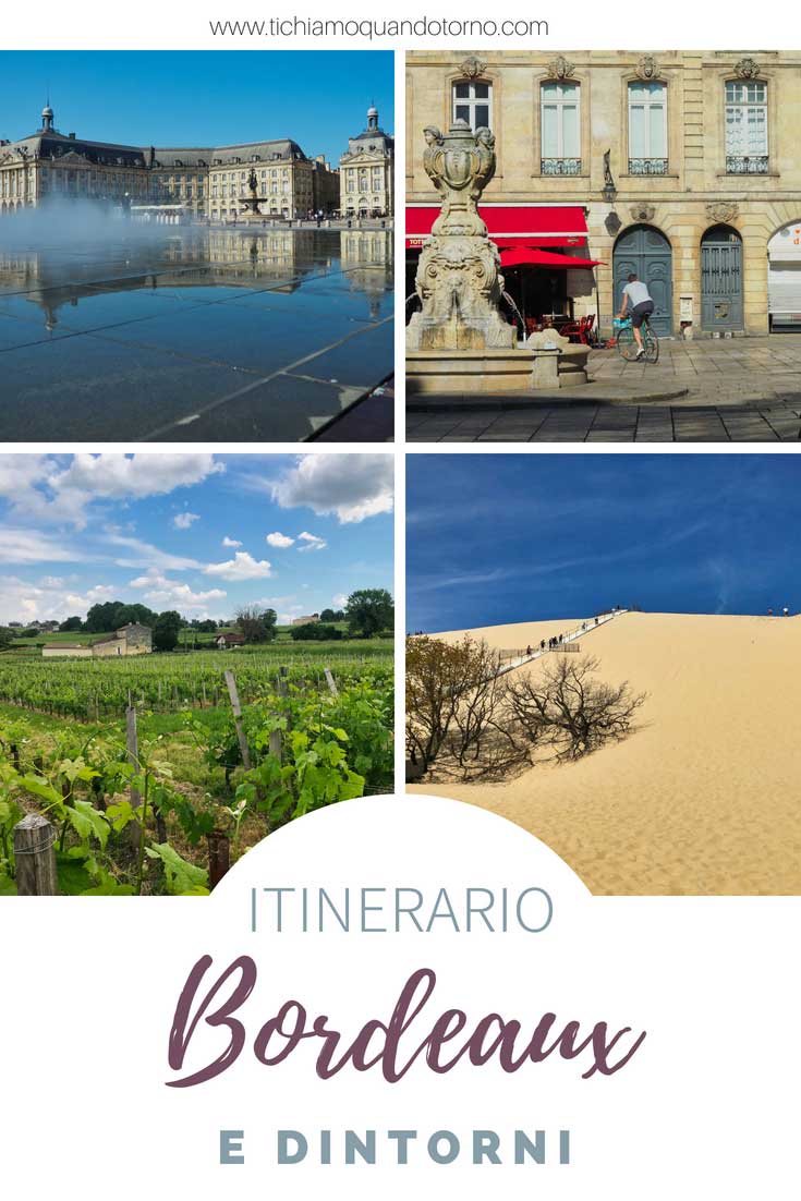 Un itinerario a Bordeaux e dintorni: 5 giorni alla scoperta della capitale di uno dei vini più famosi al mondo e di Saint Émilion, un borgo pittoresco centro di una delle zone di maggior produzione vinicola. E per finire un salto alla spettacolare Dune du Pilat.
#bordeaux #francia #acquitania #vino #itinerari #saintemilion #dunedupilat #viaggiontheroad #itinerarienogastronomici #cosafareabordeaux #ideediviaggio #consiglidiviaggio #viaggiare #travel #traveltips