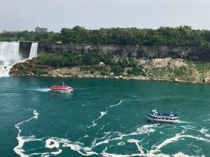 I battelli sulle Cascate del Niagara
