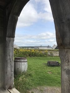 Scorcio della fortezza di Louisbourg