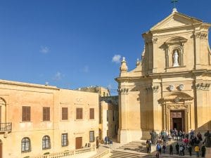 La cattedrale della Cittadella a Gozo