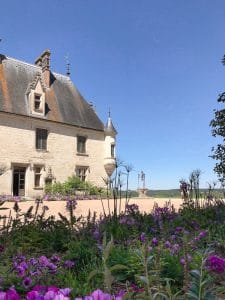 Il cortile del castello di Chaumont