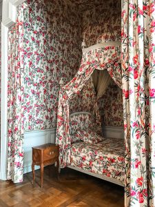 Una camera per gli ospiti del castello di Chambord