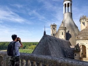 Fotografando i tetti di Chambord