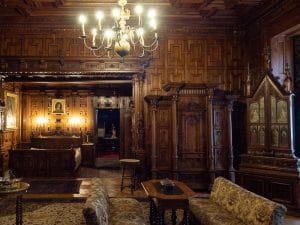 La camera dei reali al castello di Peles