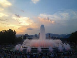 Fontana magica a Barcellona