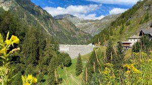 La diga Alpe Cavalli in Valle Antrona