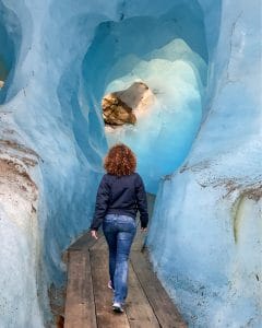 Dentro la Grotta di ghiaccio