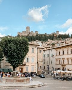 Scorcio sulla Rocca di Assisi