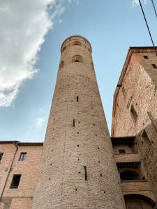Il campanile cilindrico a Città di Castello