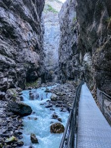 La passerella nelle Gole di Grindelwald