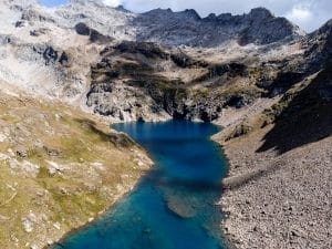 Il lago Nero visto dal drone