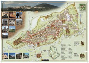 Carta turistica di Assisi