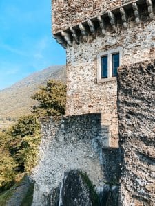 La torre del Castello di Sasso Corbaro a Bellinzona