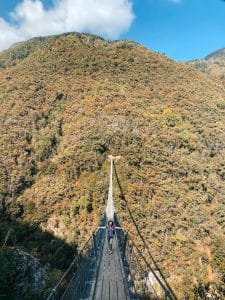 Il Ponte Tibetano Carasc a Monte Carasso