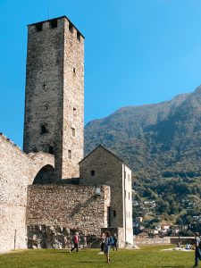 La torre di Castelgrande a Bellinzona