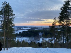 Panorama Finlandia inverno