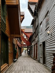 I vicoli di Bryggen a Bergen