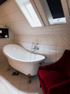 Il bagno della nostra suite all'Hanseatic Hotel Bergen