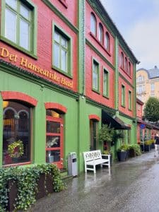 Ingresso dell'Hanseatic Hotel Bergen