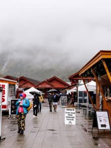 Street food al porto di Flåm